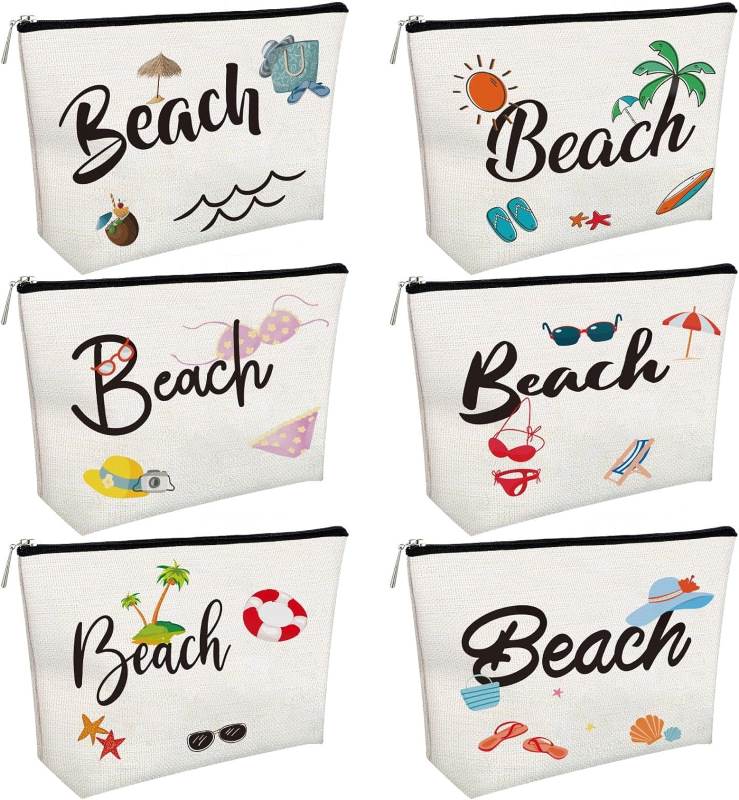 beach design make up bags