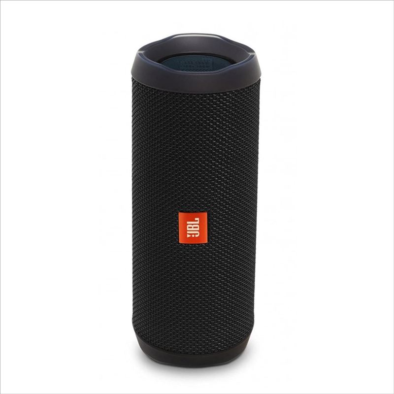 black waterproof bluetooth speaker from JBL