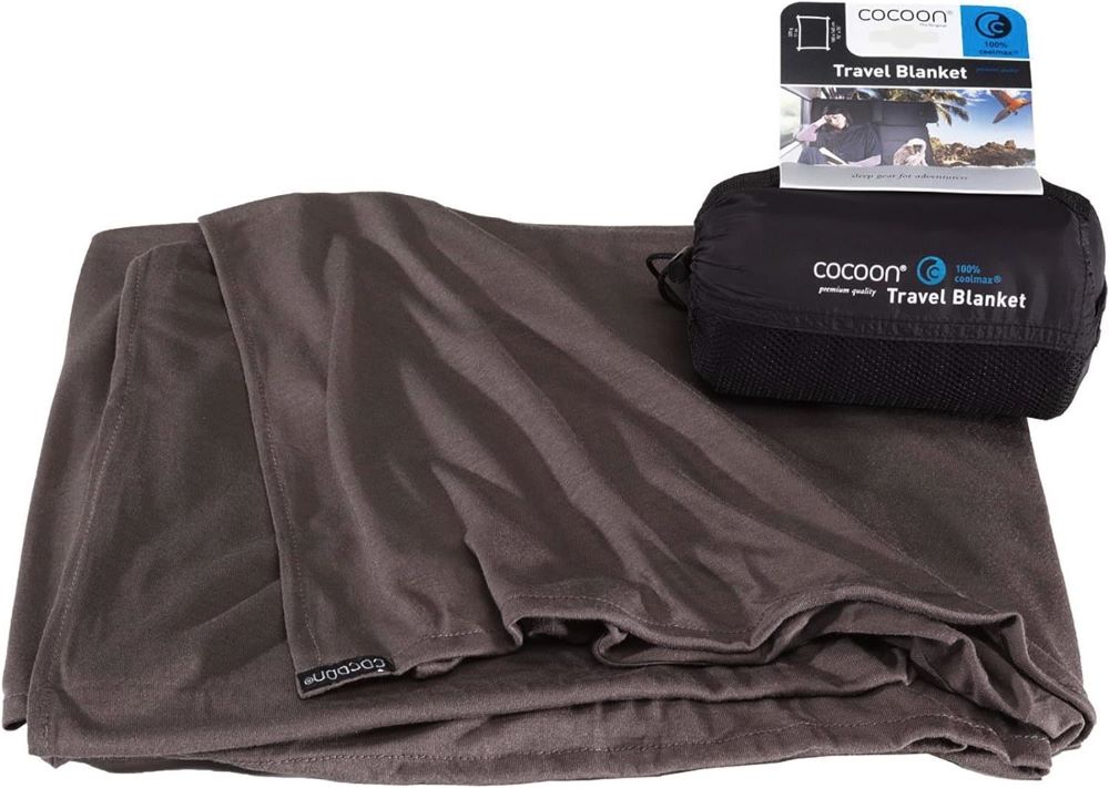 brown Cocoon CoolMax Travel Blanket,