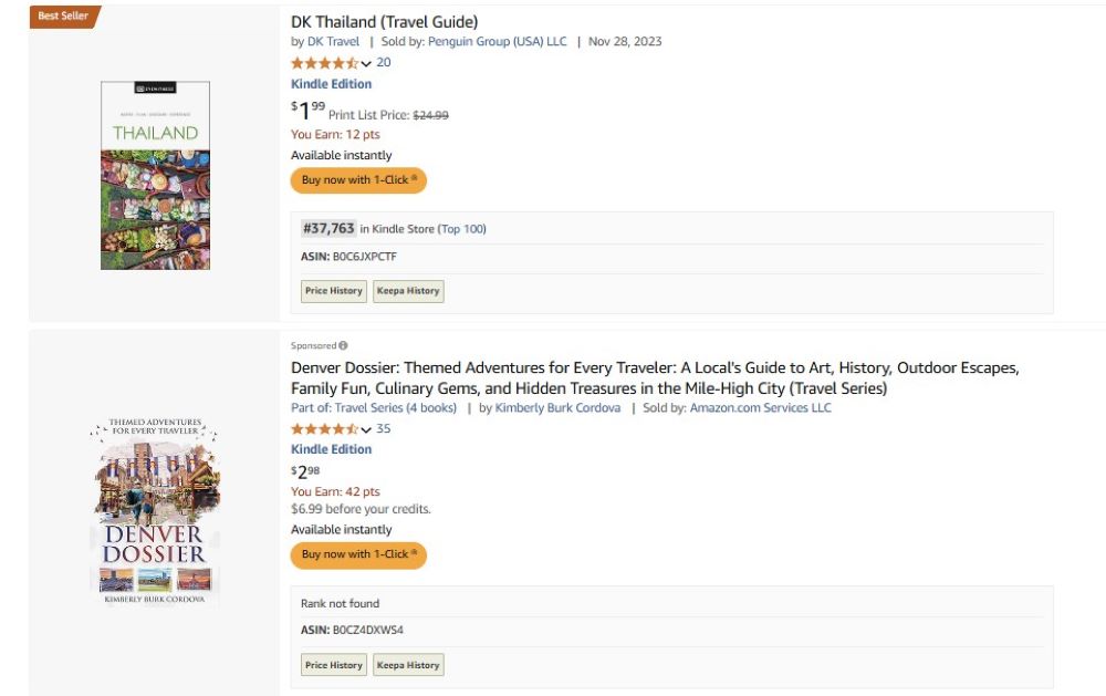 screenshot of sample ebook about travelling - Fun Side Hustles for 50+ Nomadic Adventurers