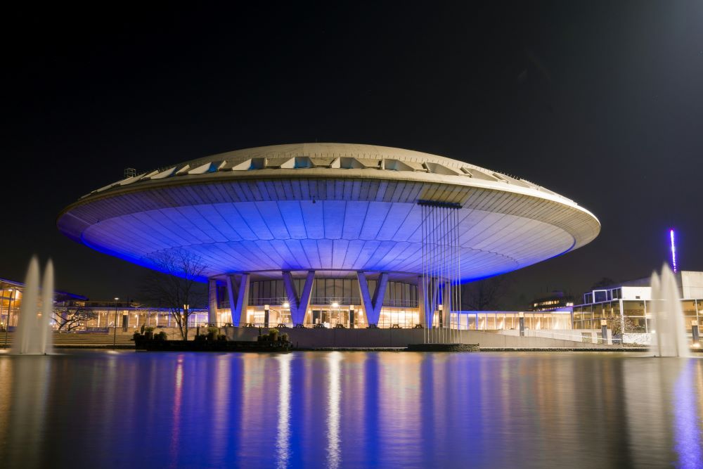 spaceship like building- netherlands digital nomad visa