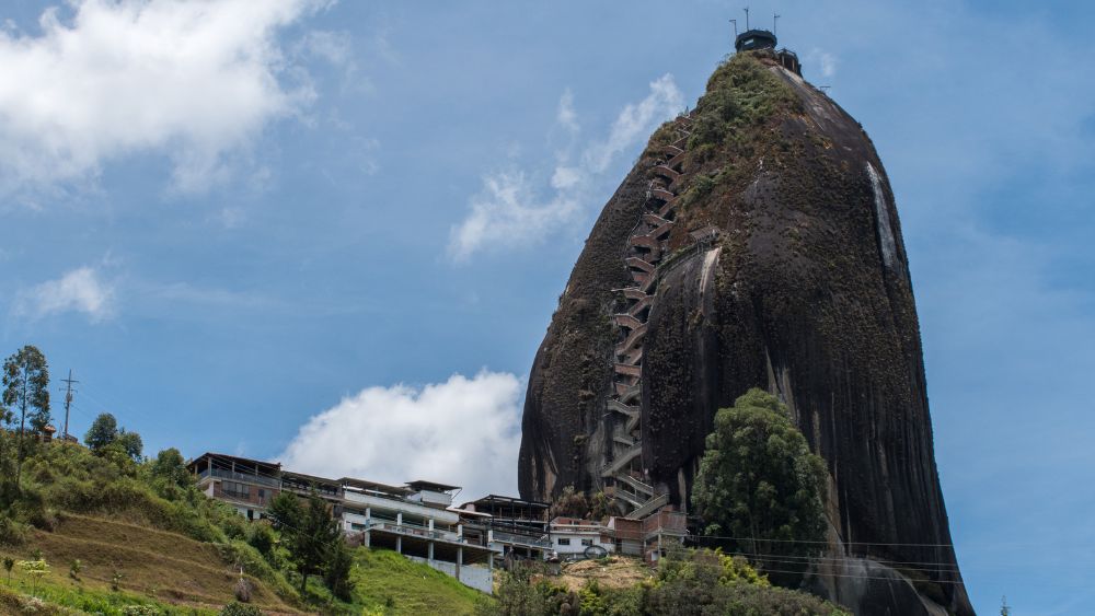 El Peñol Rock rock like a high rise mountain - best cities for nomads