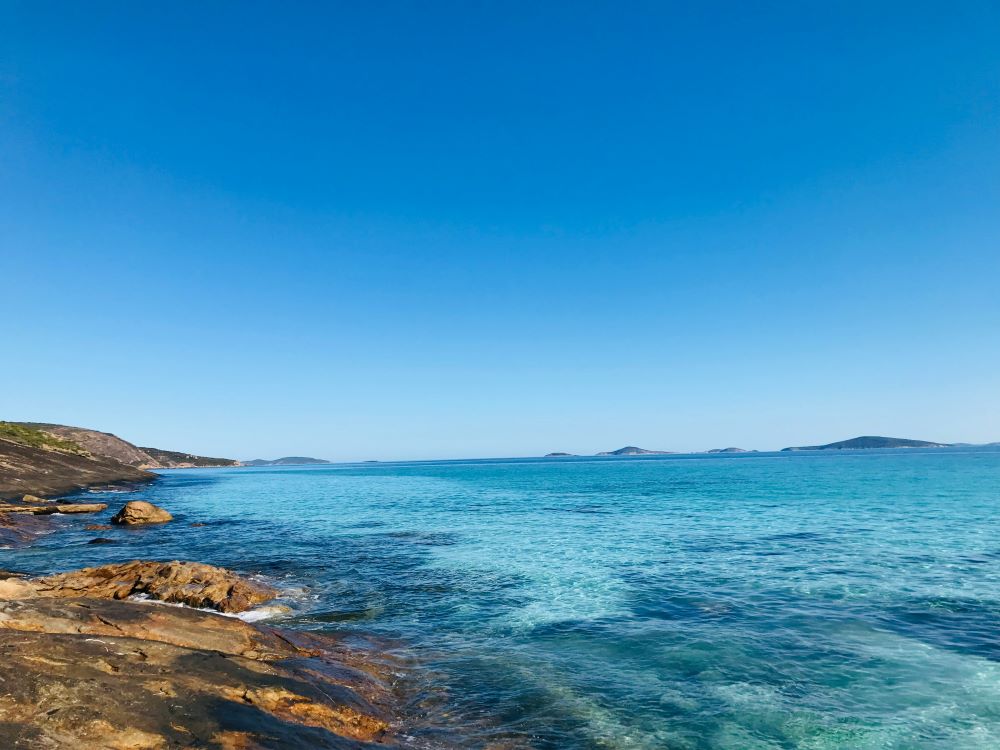 Crystal clear water in Esperance