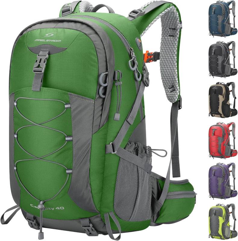 green color backpack