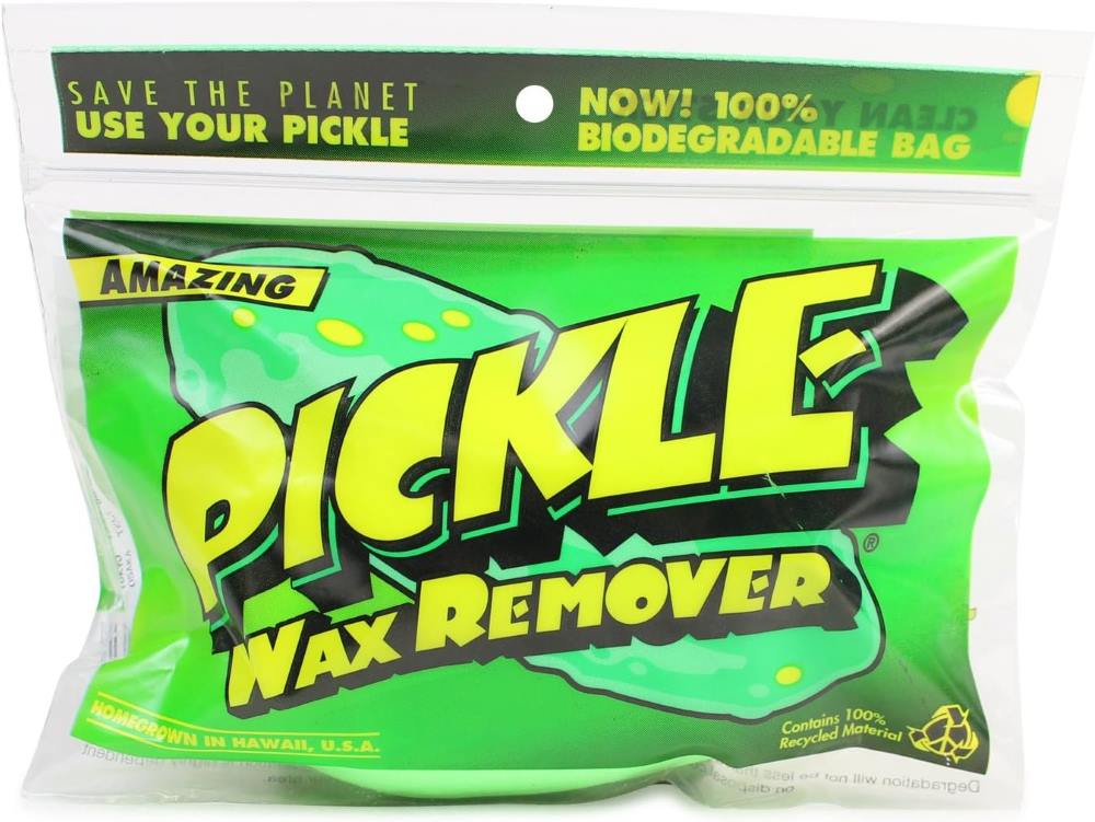 green package pickle wax remover