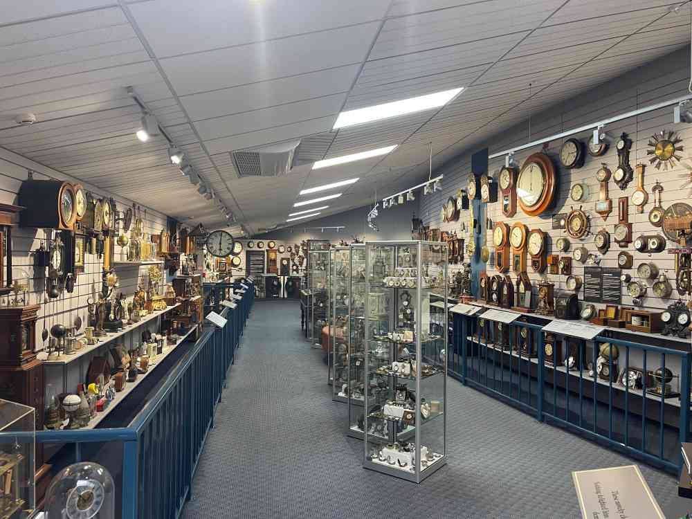 clocks stored in a room
