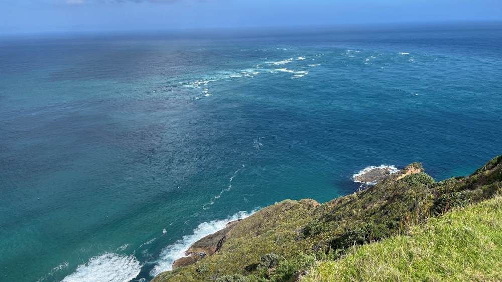 ocean view on top of the hill
