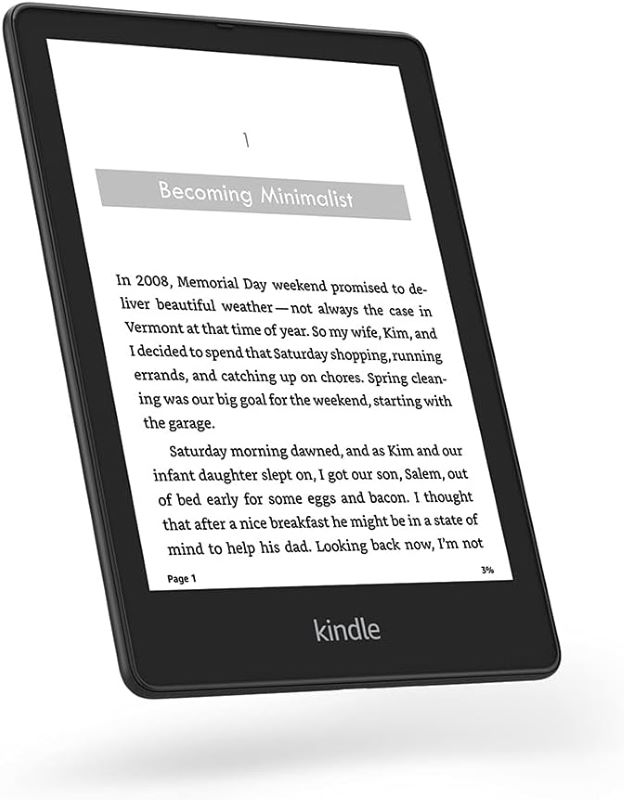 black Amazon Kindle Paperwhite