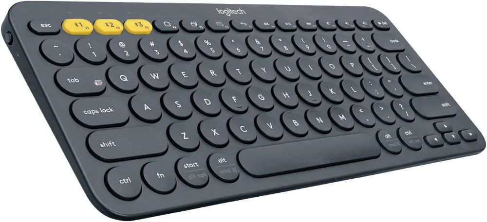 black bluetooth keyboard,