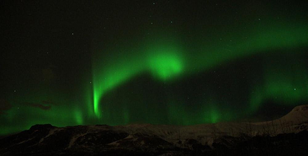 northern lights in aurora borealis iceland