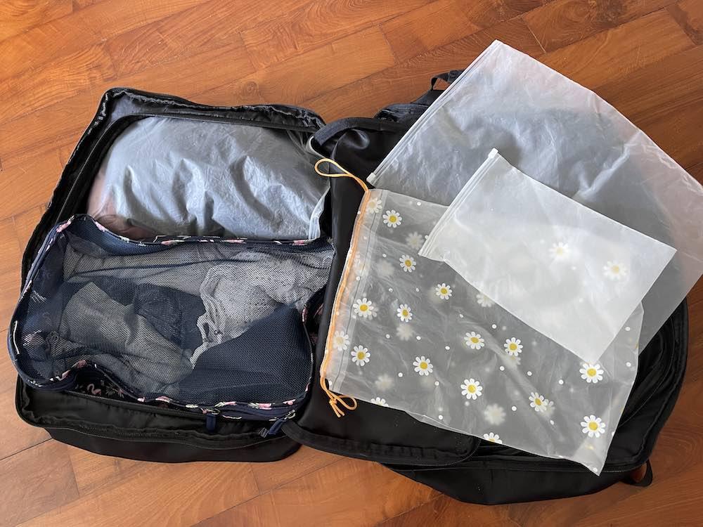 packing light - packing organiser bags