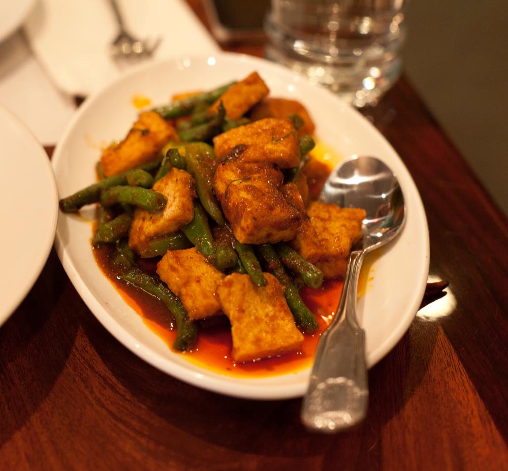 stir fried tofu with green beans best thai food in thailand