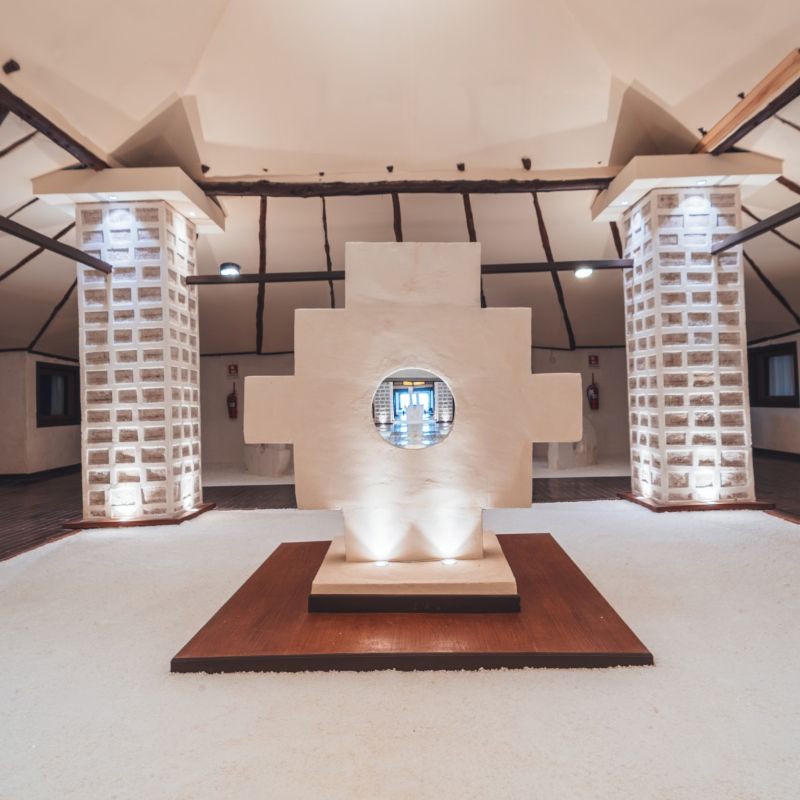 salt made flat, the center of the hotel