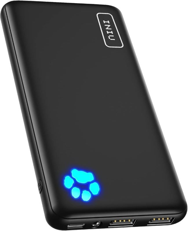 black powerbank and portable charger