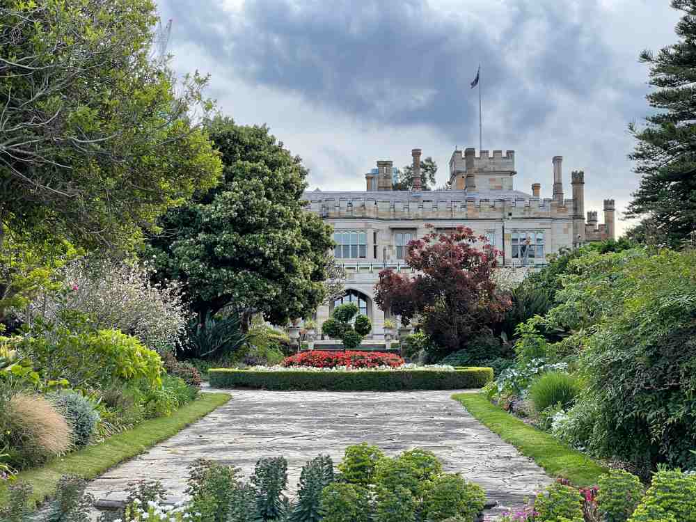 castle like building surrounded by trees