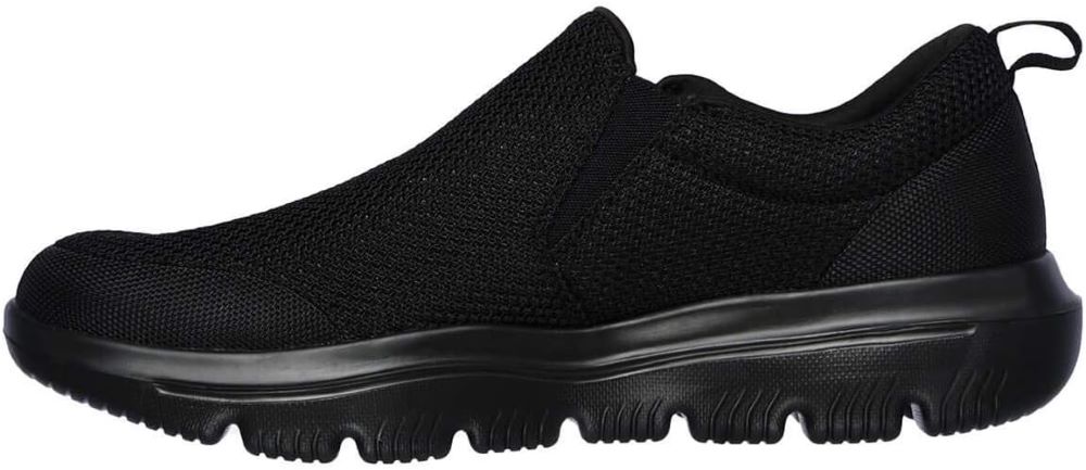 Black Skechers Men's Go Walk Evolution Ultra shoes - best travel accessories