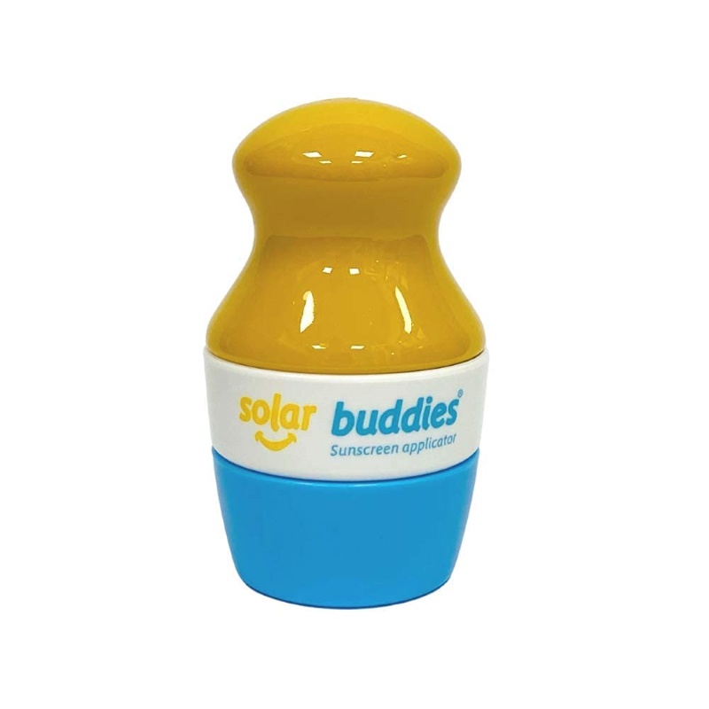 solar buddies sunscreen in small bottles yellow top