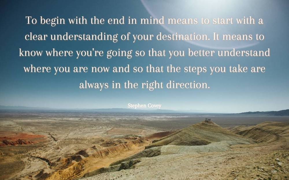 start with the end in mind quotes