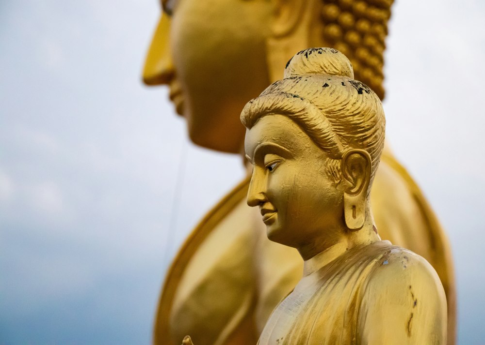 small and  big golden buddha head -phuket vs krabi