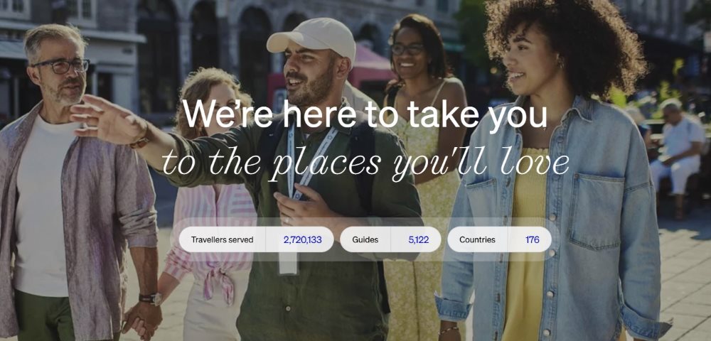 screenshot of toursbylocals homepage