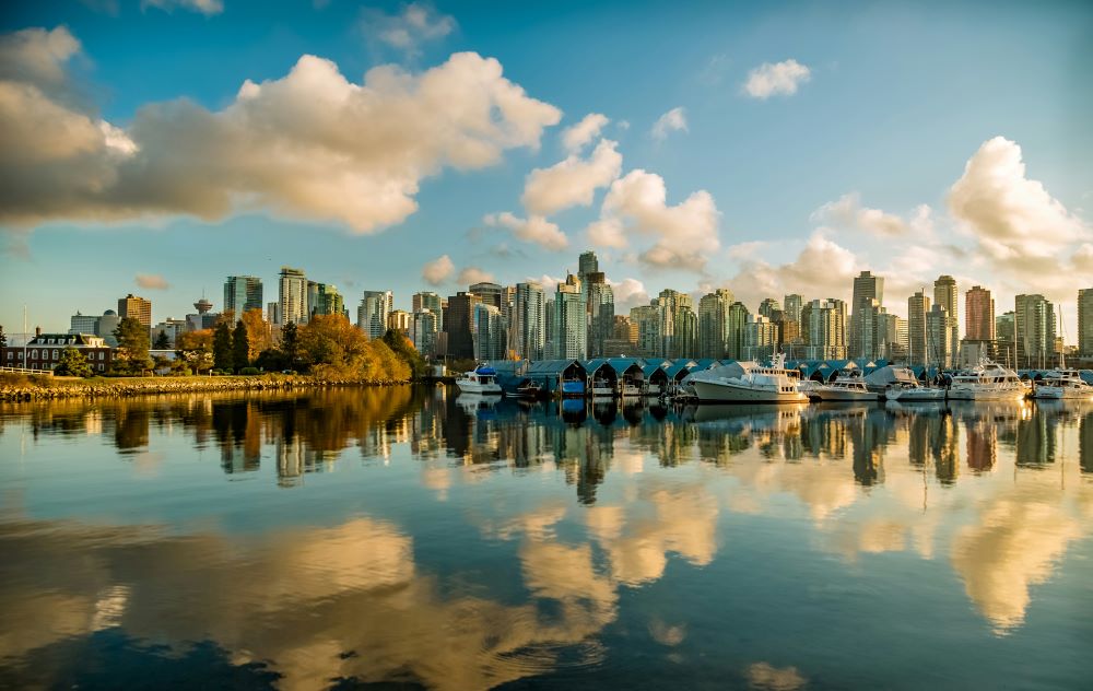city view showing tall buildings near body of water