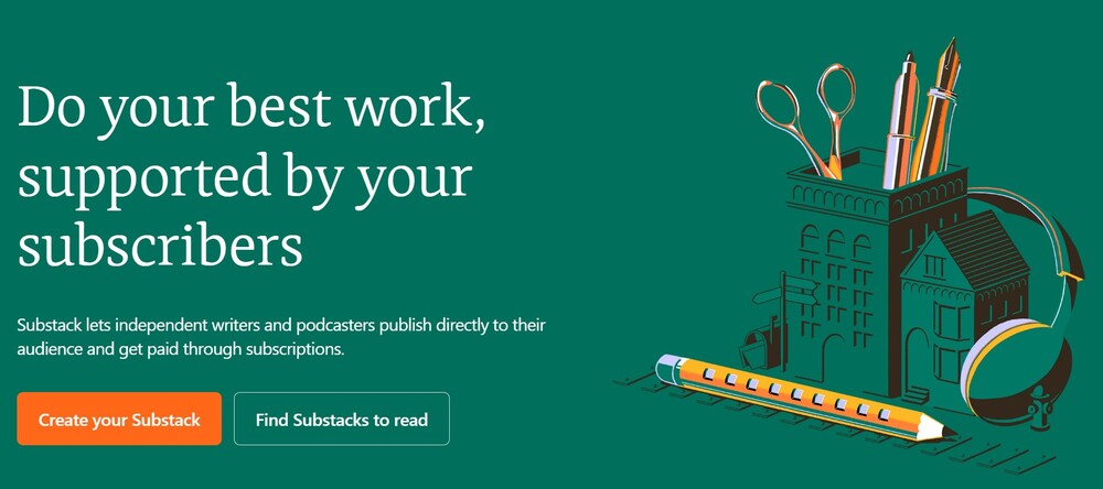 create your substack page