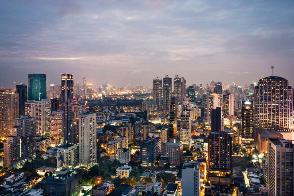 city view full of buildings - thailand digital nomad visa