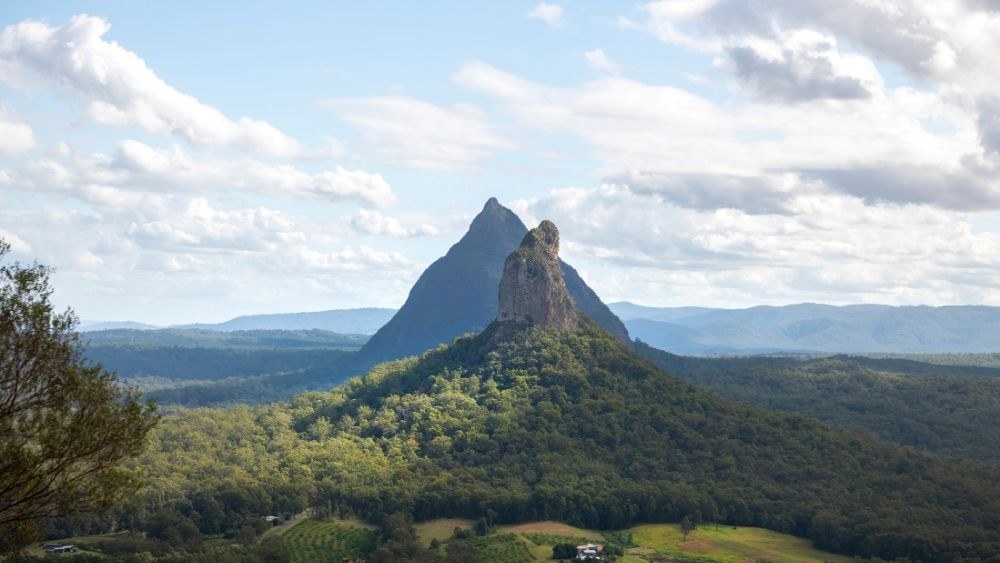 lushy green mountains - Best Places To Visit In Queensland
